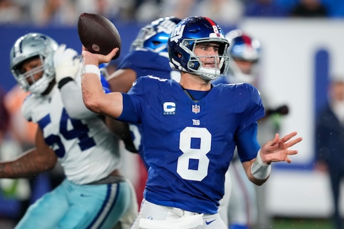 New York Giants quarterback Daniel Jones