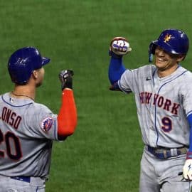 Pete Alonso, Brandon Nimmo, New York Mets.
