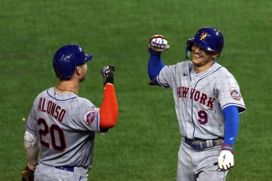 Pete Alonso, Brandon Nimmo, New York Mets.