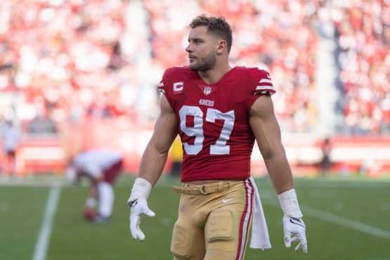 San Francisco 49ers defensive end Nick Bosa