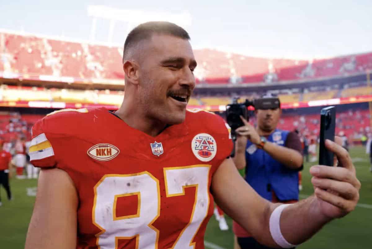 Travis Kelce Instagram Followers Jump By 250k, Jersey Sales Up 400% After Dating Taylor Swift