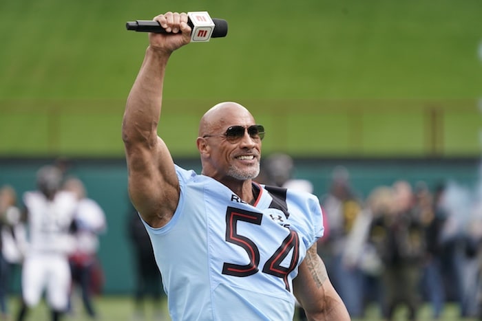 XFL owner Dwayne Johnson