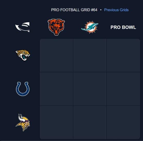 nfl immaculate grid 64