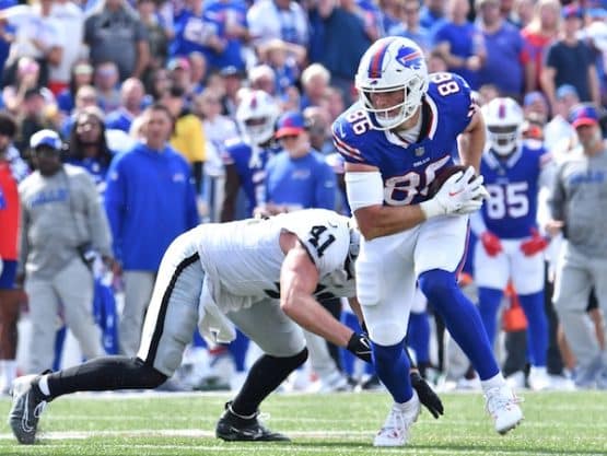Buffalo Bills tight end Dalton Kincaid