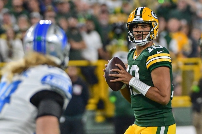 Green Bay Packers quarterback Jordan Love