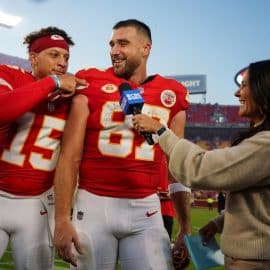 Patrick Mahomes and Travis Kelce