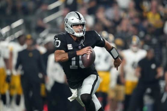 Las Vegas Raiders quarterback Jimmy Garoppolo