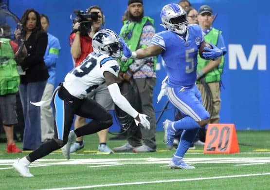 Lions running back David Montgomery
