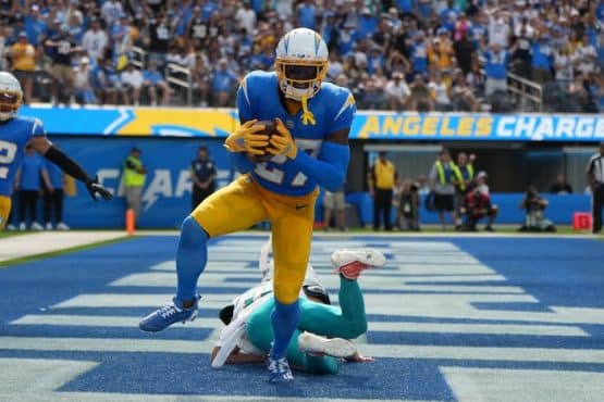 Los Angeles Chargers cornerback J.C. Jackson