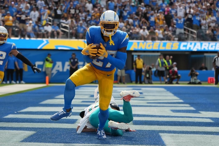 Los Angeles Chargers cornerback J.C. Jackson