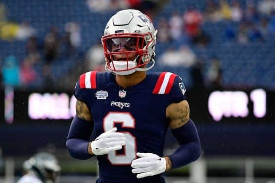 New England Patriots cornerback Christian Gonzalez