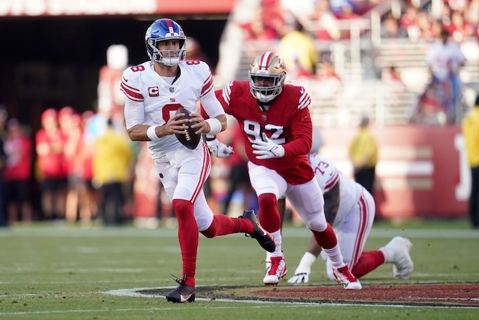 New York Giants quarterback Daniel Jones