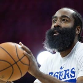 Philadelphia 76ers guard James Harden