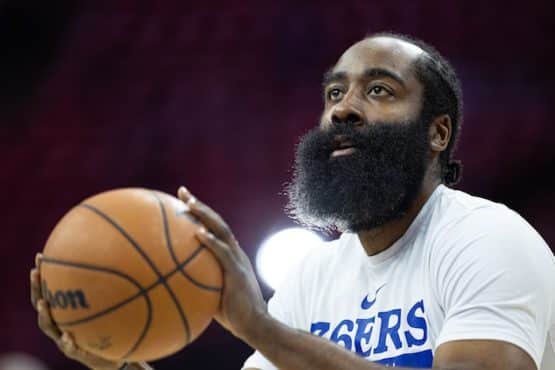 Philadelphia 76ers guard James Harden