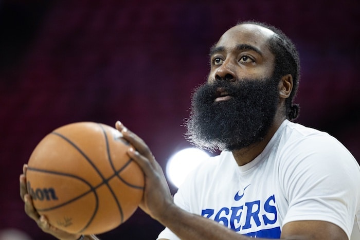 Philadelphia 76ers guard James Harden