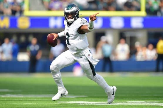 Philadelphia Eagles quarterback Jalen Hurts