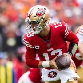 San Francisco 49ers quarterback Brock Purdy