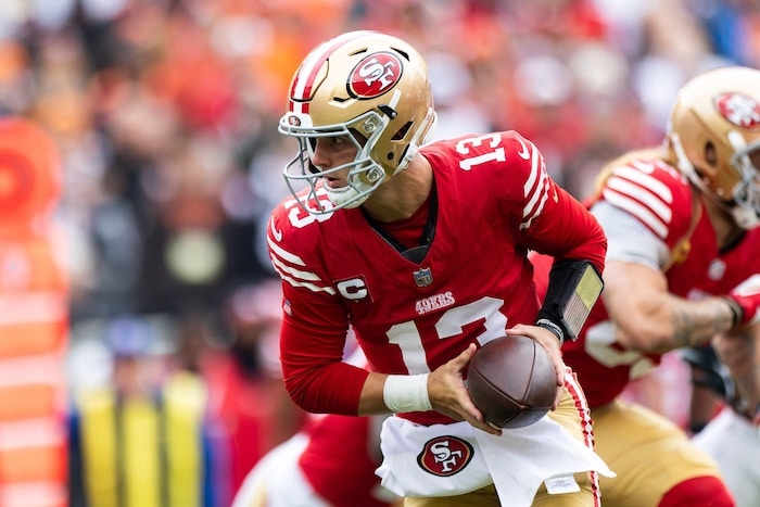 San Francisco 49ers quarterback Brock Purdy