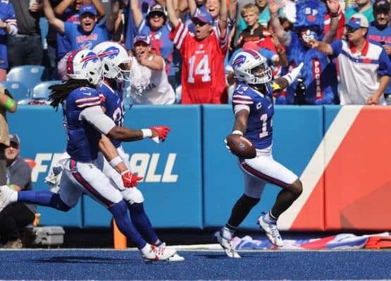 Stefon Diggs of the Buffalo Bills