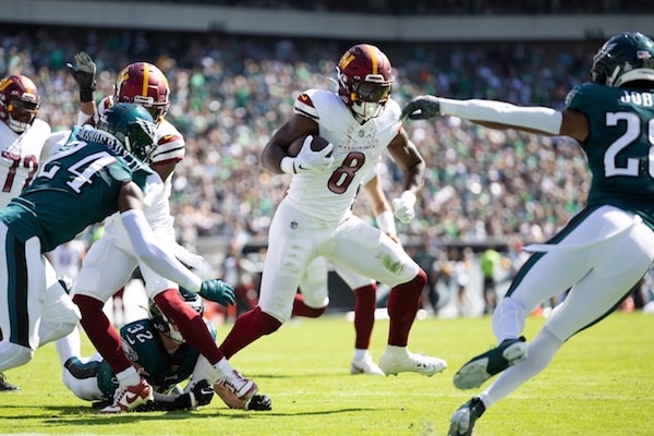 Washington Commanders running back Brian Robinson Jr.