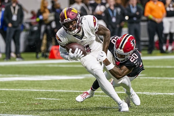 Washington Commanders wide receiver Curtis Samuel