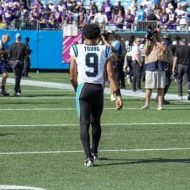 bryce young walks off bofa field after vikings loss (1)