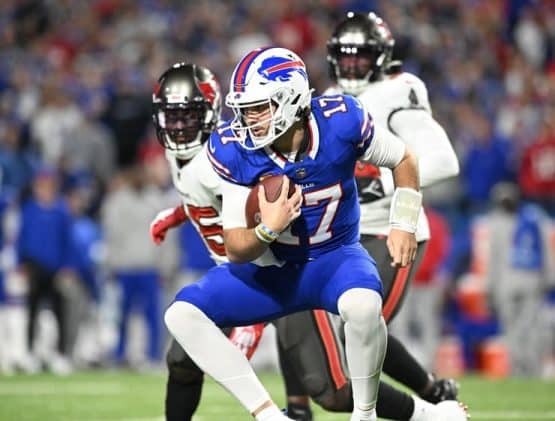 josh allen going against bucs on thursday night football (1)