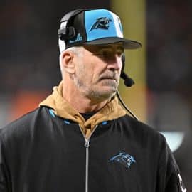 Carolina Panthers head coach Frank Reich