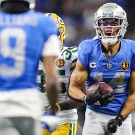 Detroit Lions wide receiver Amon-Ra St. Brown