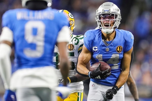 Detroit Lions wide receiver Amon-Ra St. Brown