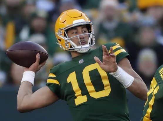 Green Bay Packers quarterback Jordan Love