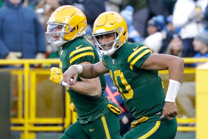 Green Bay Packers quarterback Jordan Love