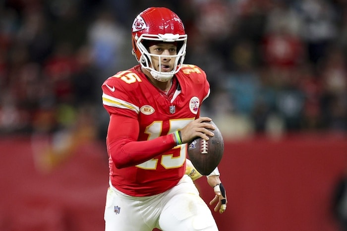 Kansas City Chiefs quarterback Patrick Mahomes