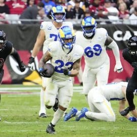 Los Angeles Rams running back Kyren Williams