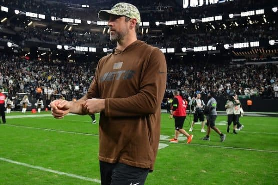 New York Jets quarterback Aaron Rodgers
