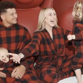 Patrick & Brittany Mahomes Kick Off SKIMS Christmas Campaign