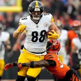 Pittsburgh Steelers tight end Pat Freiermuth