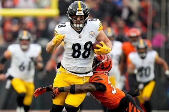 Pittsburgh Steelers tight end Pat Freiermuth