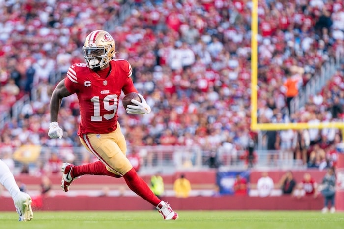 San Francisco 49ers wide receiver Deebo Samuel