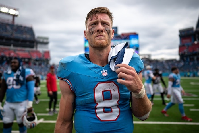 Tennessee Titans quarterback Will Levis