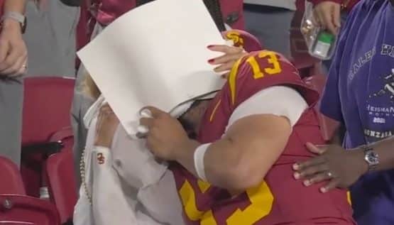 caleb williams crying 2