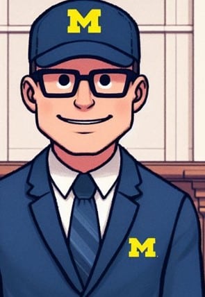 jim harbaugh court