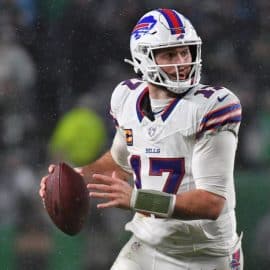 Buffalo Bills quarterback Josh Allen (17)