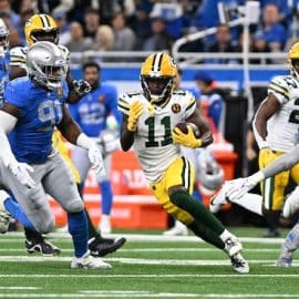 Green Bay Packers wide receiver Jayden Reed (11)