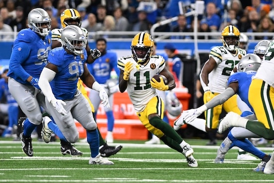 Green Bay Packers wide receiver Jayden Reed (11)