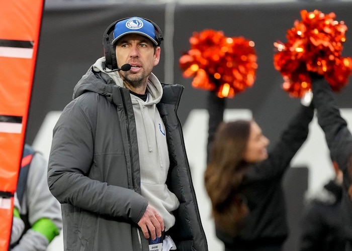 Indianapolis Colts head coach Shane Steichen