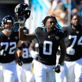 Jacksonville Jaguars wide receiver Calvin Ridley (0)