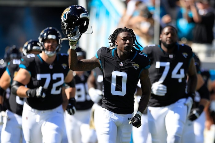 Jacksonville Jaguars wide receiver Calvin Ridley (0)