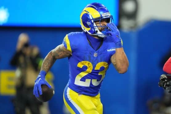 Los Angeles Rams running back Kyren Williams (23)