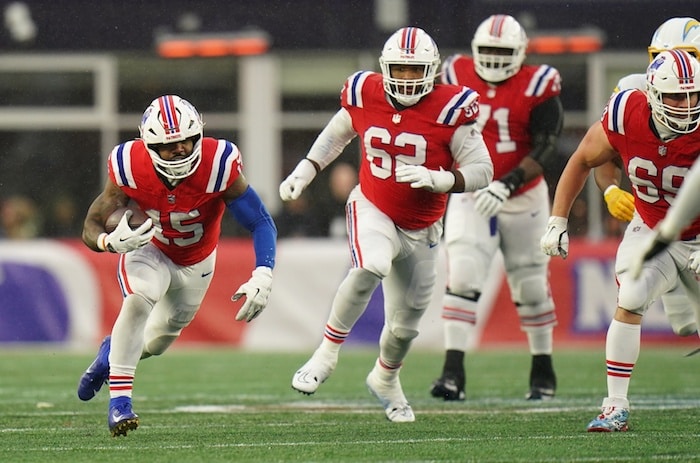 New England Patriots running back Ezekiel Elliott